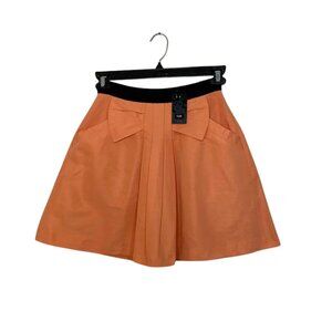 NWT Cue Australian Mini Circle Skirt Pleated Accent With Pockets